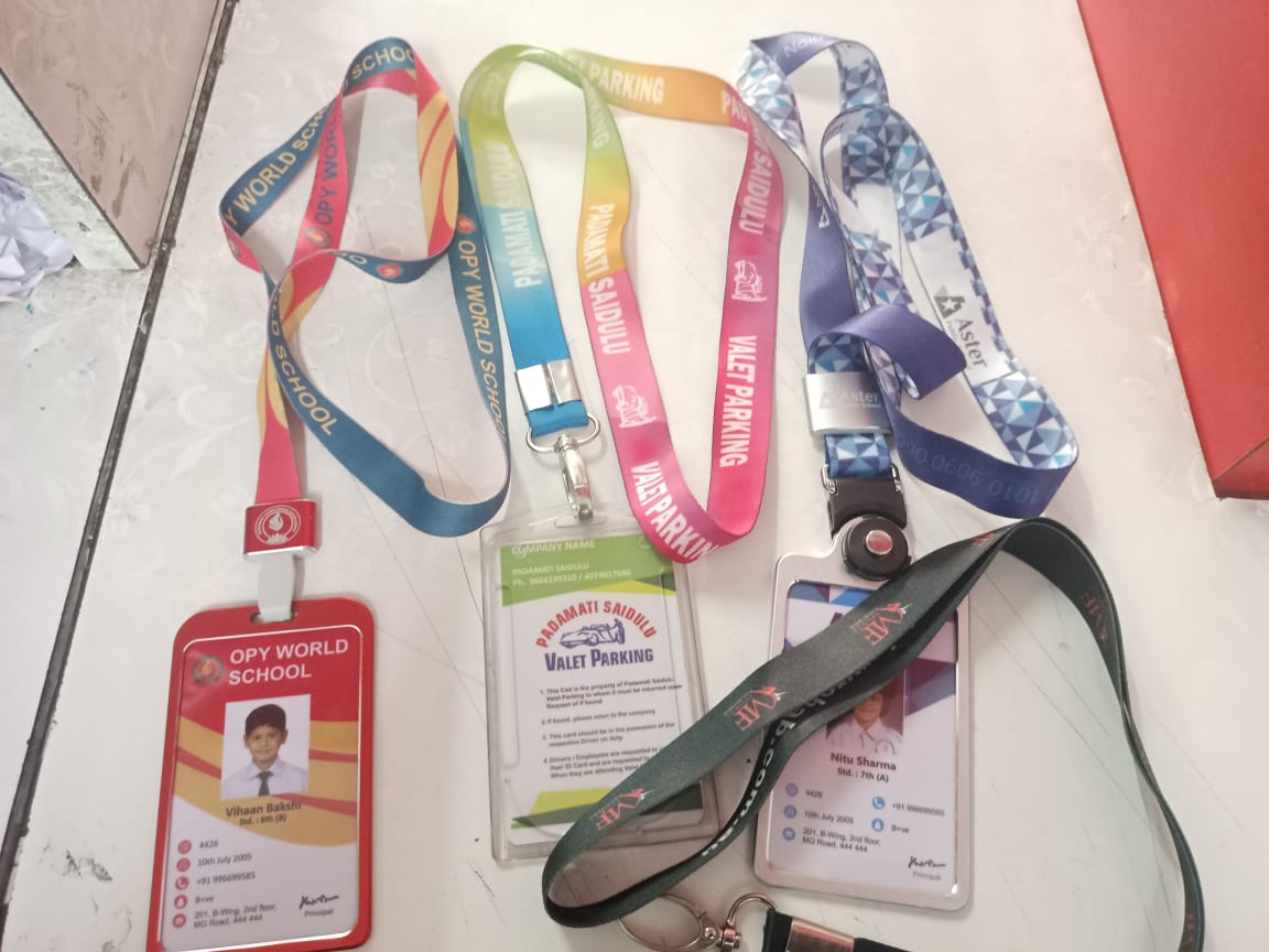 Multi-Color Lanyards for ID Cards